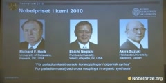 2010 Nobel Prize in Chemistry Announcement