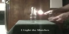 A simple experiment to demonstrate pressure of air