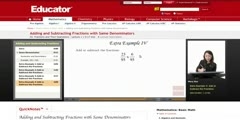 Adding and Subtracting Having Same Denominators