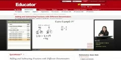 Basic Math_ Adding and Subtracting with Different Denominato