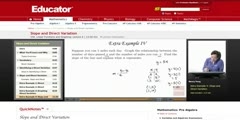 Drawing Graphs And Finding Slope and Direct Variation