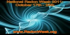 USA National Radon Awareness Week October 17th-24th, 2011