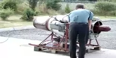 A video of jet engine