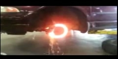 A Brake Disc that is overheated