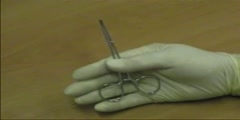 Method of holding the forceps